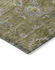 LOOMLAN Rugs Sofia Brown Washable Indoor-Outdoor Rug