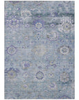 LOOMLAN Rugs Sofia Sky Washable Indoor-Outdoor Rug