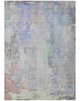 LOOMLAN Rugs Sofina Purple Washable Indoor-Outdoor Rug