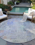 LOOMLAN Rugs Sofina Purple Washable Indoor-Outdoor Rug
