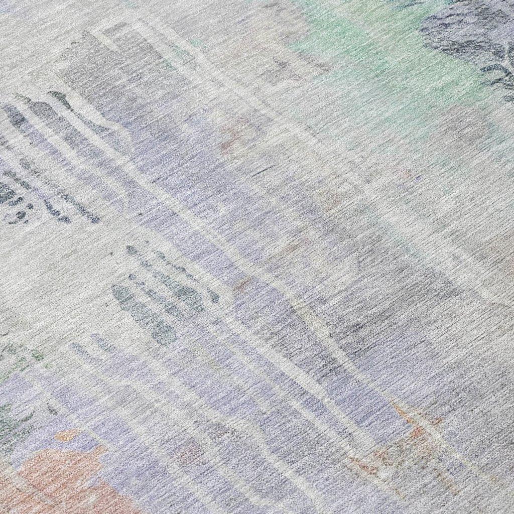 LOOMLAN Rugs Sofina Purple Washable Indoor-Outdoor Rug