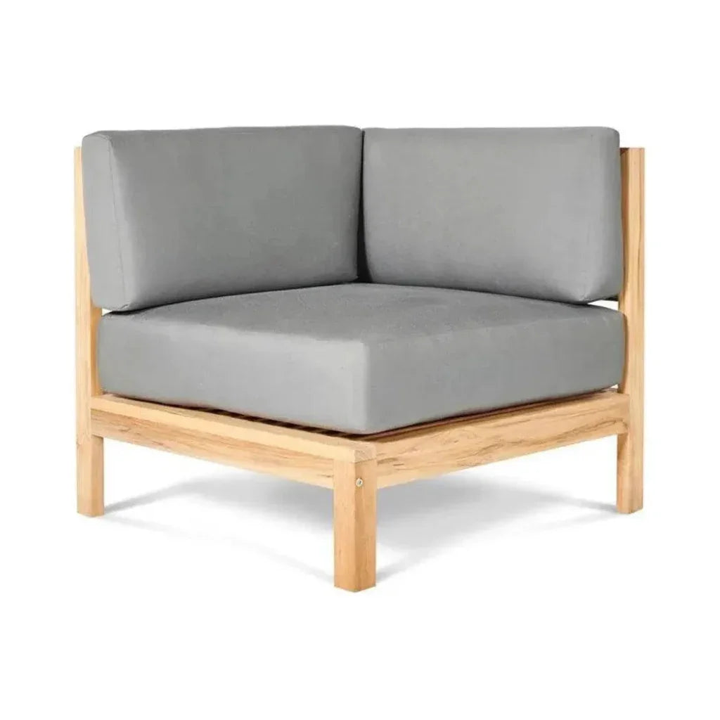 HiTeak SoHo 7PC Outdoor Sectional Deep Set Sunbrella