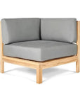 HiTeak SoHo 7PC Outdoor Sectional Deep Set Sunbrella