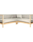 HiTeak SoHo 7PC Outdoor Sectional Deep Set Sunbrella