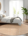 LOOMLAN Rugs Solandra Orange Washable Indoor-Outdoor Rug