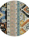 LOOMLAN Rugs Solara Black Washable Indoor-Outdoor Rug