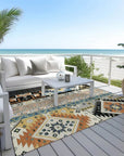 LOOMLAN Rugs Solara Black Washable Indoor-Outdoor Rug