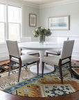 LOOMLAN Rugs Solara Black Washable Indoor-Outdoor Rug