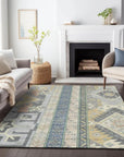 LOOMLAN Rugs Solara Gray Washable Indoor-Outdoor Rug