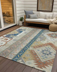 LOOMLAN Rugs Solara Ivory Washable Indoor-Outdoor Rug