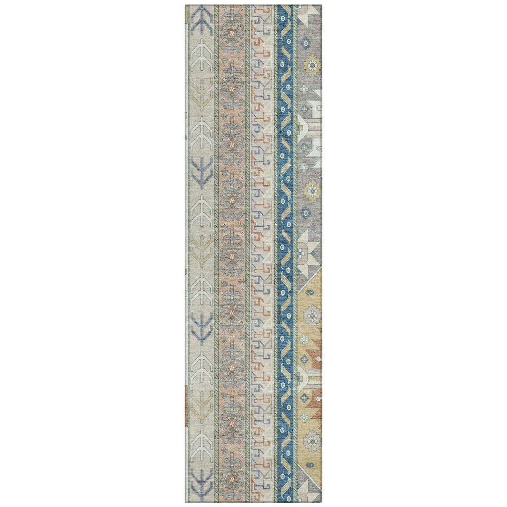 LOOMLAN Rugs Solara Ivory Washable Indoor-Outdoor Rug