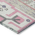 LOOMLAN Rugs Solara Pink Washable Indoor-Outdoor Rug