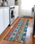 LOOMLAN Rugs Solara Red Washable Indoor-Outdoor Rug