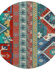 LOOMLAN Rugs Solara Red Washable Indoor-Outdoor Rug
