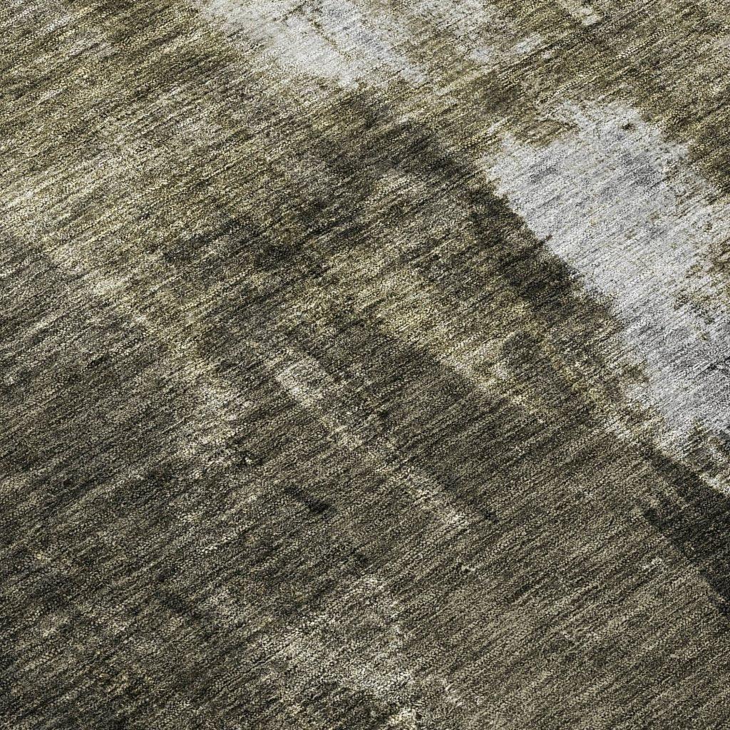 LOOMLAN Rugs Solayne Gray Washable Indoor-Outdoor Rug