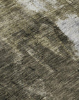 LOOMLAN Rugs Solayne Gray Washable Indoor-Outdoor Rug