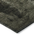 LOOMLAN Rugs Solayne Gray Washable Indoor-Outdoor Rug