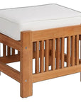 Soleil 2PC Teak Outdoor Lounge Set Sunbrella Cushion - LOOMLAN - HiTeak - Outdoor Lounge Sets