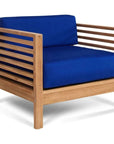 Soleil 2PC Teak Outdoor Lounge Set Sunbrella Cushion - LOOMLAN - HiTeak - Outdoor Lounge Sets