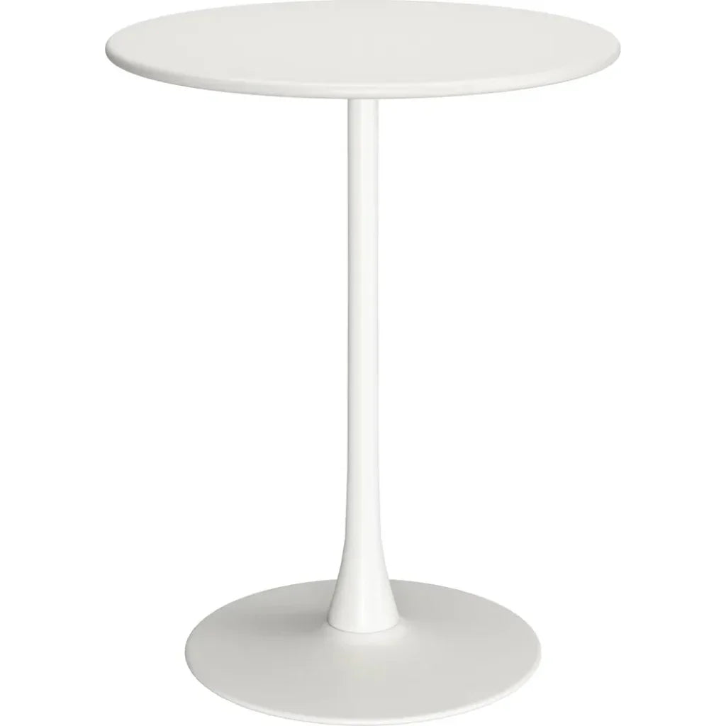 Soleil Bar Table White - LOOMLAN - Zuo Modern - Outdoor Counter Tables