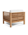 Soleil Teak Patio Lounge Set with Sunbrella 2PC - LOOMLAN - HiTeak - Outdoor Lounge Sets