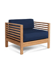 Soleil Teak Patio Lounge Set with Sunbrella 2PC - LOOMLAN - HiTeak - Outdoor Lounge Sets