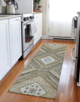 LOOMLAN Rugs Solene Brown Washable Indoor-Outdoor Rug
