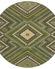 LOOMLAN Rugs Solene Olive Washable Indoor-Outdoor Rug