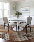 LOOMLAN Rugs Solene Orange Washable Indoor-Outdoor Rug