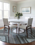 LOOMLAN Rugs Solene Pewter Washable Indoor-Outdoor Rug
