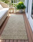 LOOMLAN Rugs Soleya Brown Washable Indoor-Outdoor Rug