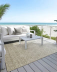 LOOMLAN Rugs Soleya Brown Washable Indoor-Outdoor Rug