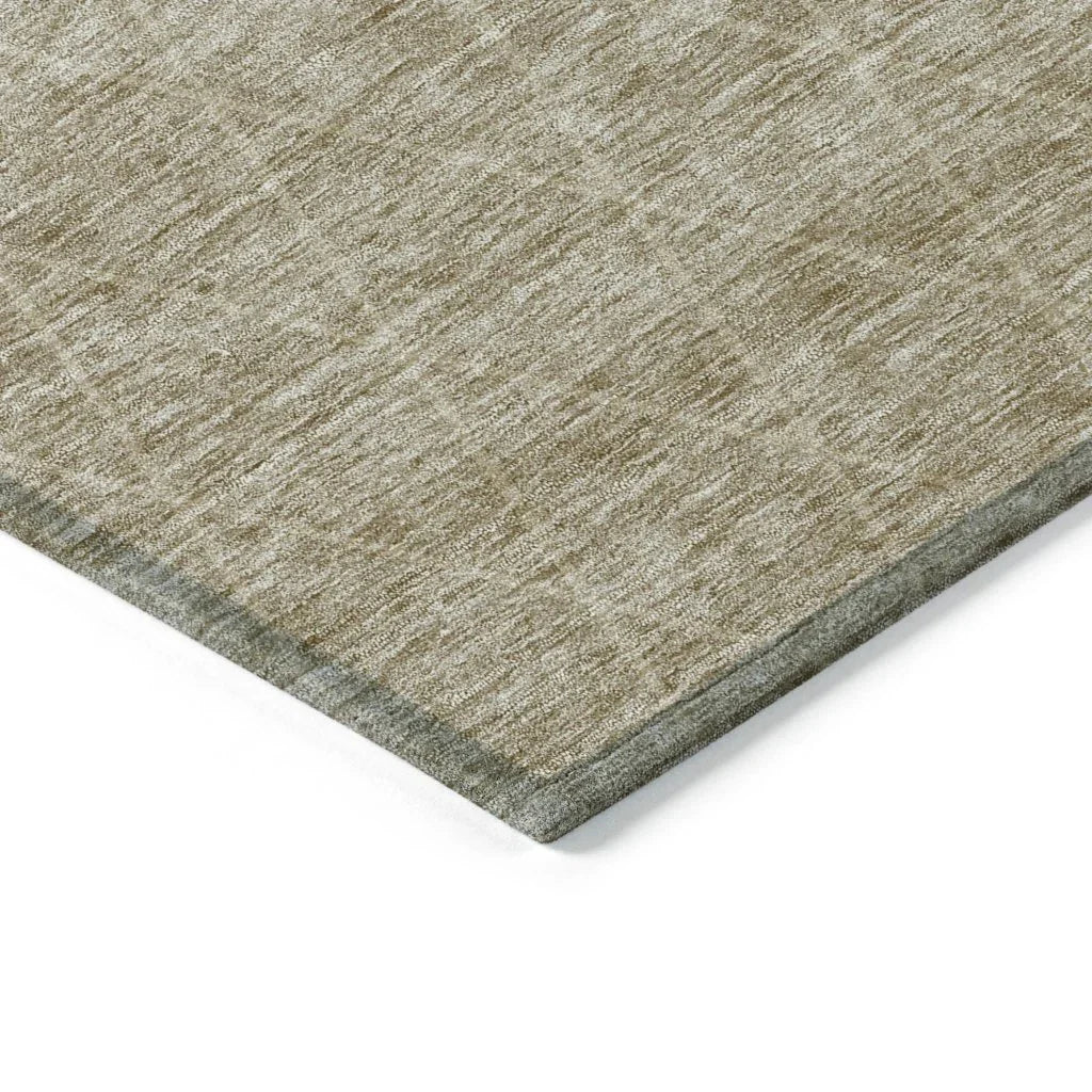 LOOMLAN Rugs Soleya Brown Washable Indoor-Outdoor Rug