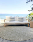 LOOMLAN Rugs Soleya Brown Washable Indoor-Outdoor Rug