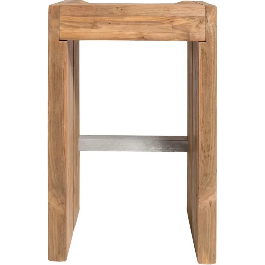Seasonal Living Solo Bar Stool Set of Two -Brown Outdoor Bar Stools