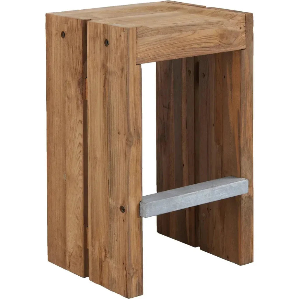 Seasonal Living Solo Bar Stool Set of Two -Brown Outdoor Bar Stools