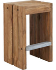 Seasonal Living Solo Bar Stool Set of Two -Brown Outdoor Bar Stools