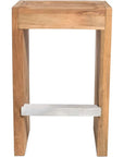 Seasonal Living Solo Bar Stool Set of Two -Brown Outdoor Bar Stools