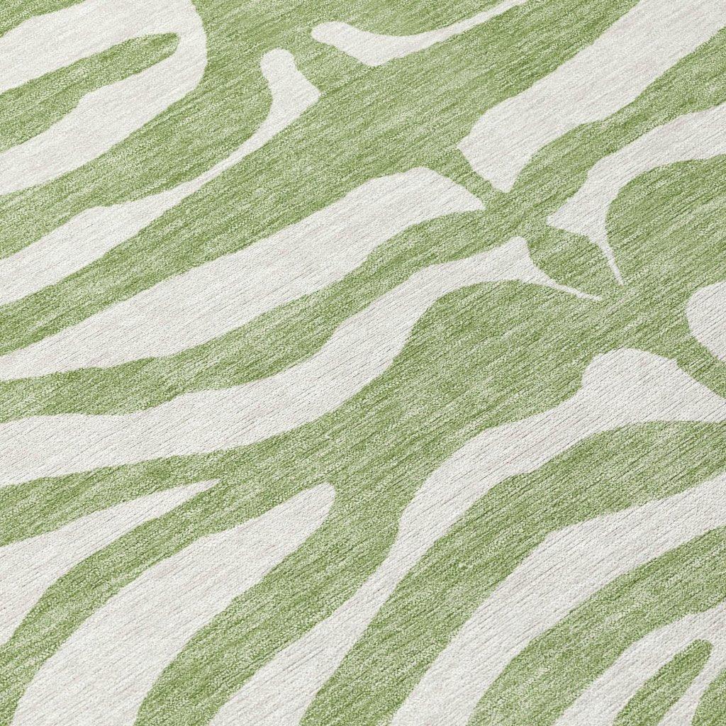 LOOMLAN Rugs Solstice Aloe Washable Indoor-Outdoor Rug