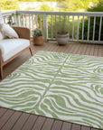 LOOMLAN Rugs Solstice Aloe Washable Indoor-Outdoor Rug