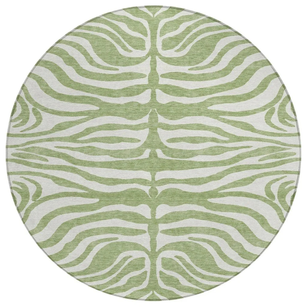 LOOMLAN Rugs Solstice Aloe Washable Indoor-Outdoor Rug