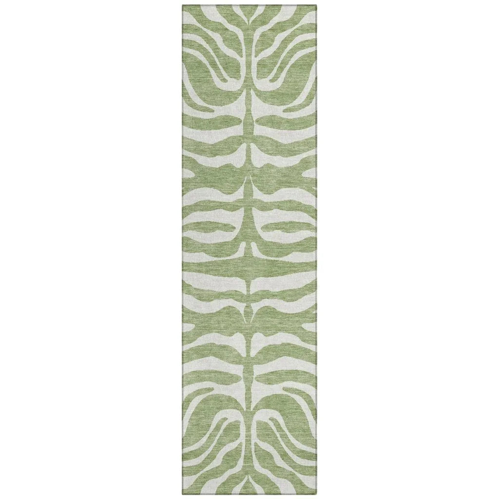 LOOMLAN Rugs Solstice Aloe Washable Indoor-Outdoor Rug