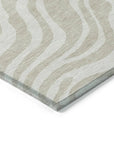 LOOMLAN Rugs Solstice Beige Washable Indoor-Outdoor Rug