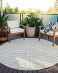 LOOMLAN Rugs Solstice Beige Washable Indoor-Outdoor Rug