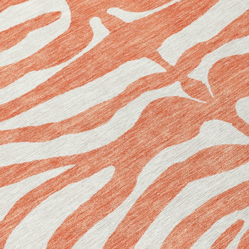 LOOMLAN Rugs Solstice Coral Washable Indoor-Outdoor Rug