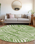 LOOMLAN Rugs Solstice Green Washable Indoor-Outdoor Rug