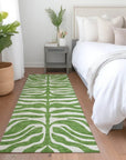 LOOMLAN Rugs Solstice Green Washable Indoor-Outdoor Rug