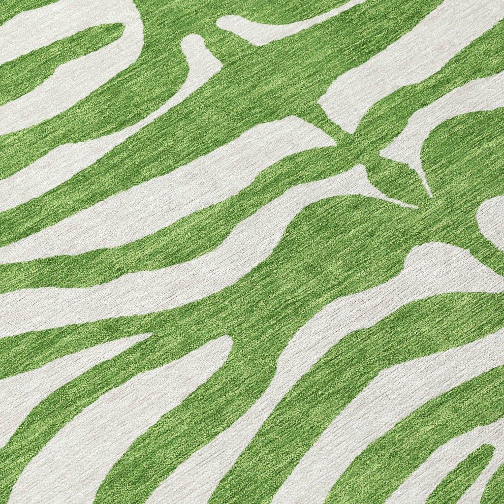 LOOMLAN Rugs Solstice Green Washable Indoor-Outdoor Rug