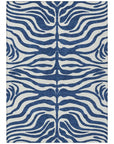 LOOMLAN Rugs Solstice Navy Washable Indoor-Outdoor Rug