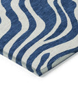 LOOMLAN Rugs Solstice Navy Washable Indoor-Outdoor Rug